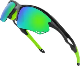 BIRCEN Sport Polarized Sunglasses for Men - Women: UV Protection Fishing Glasses for Driving Running Cycling