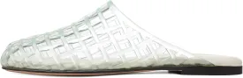 Clear Jelly Shoes for Women Slip on Jelly Mesh Slides Comfortable Closed Toe Flats Sandals Summer Beach Slippers.
