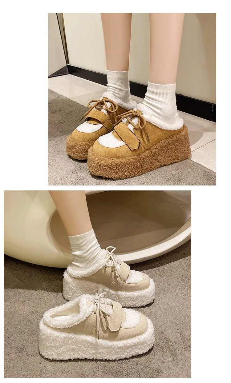 Fluffy Warm Lamb wool Slippers