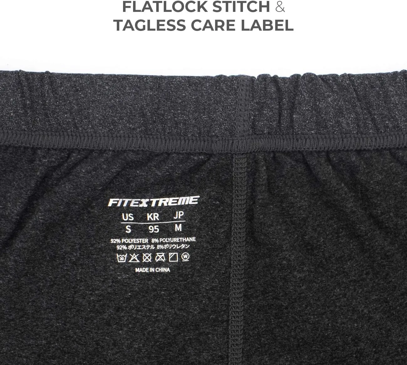 MAXHEAT Mens Thermal Underwear Long Johns Set with Fleece Lined