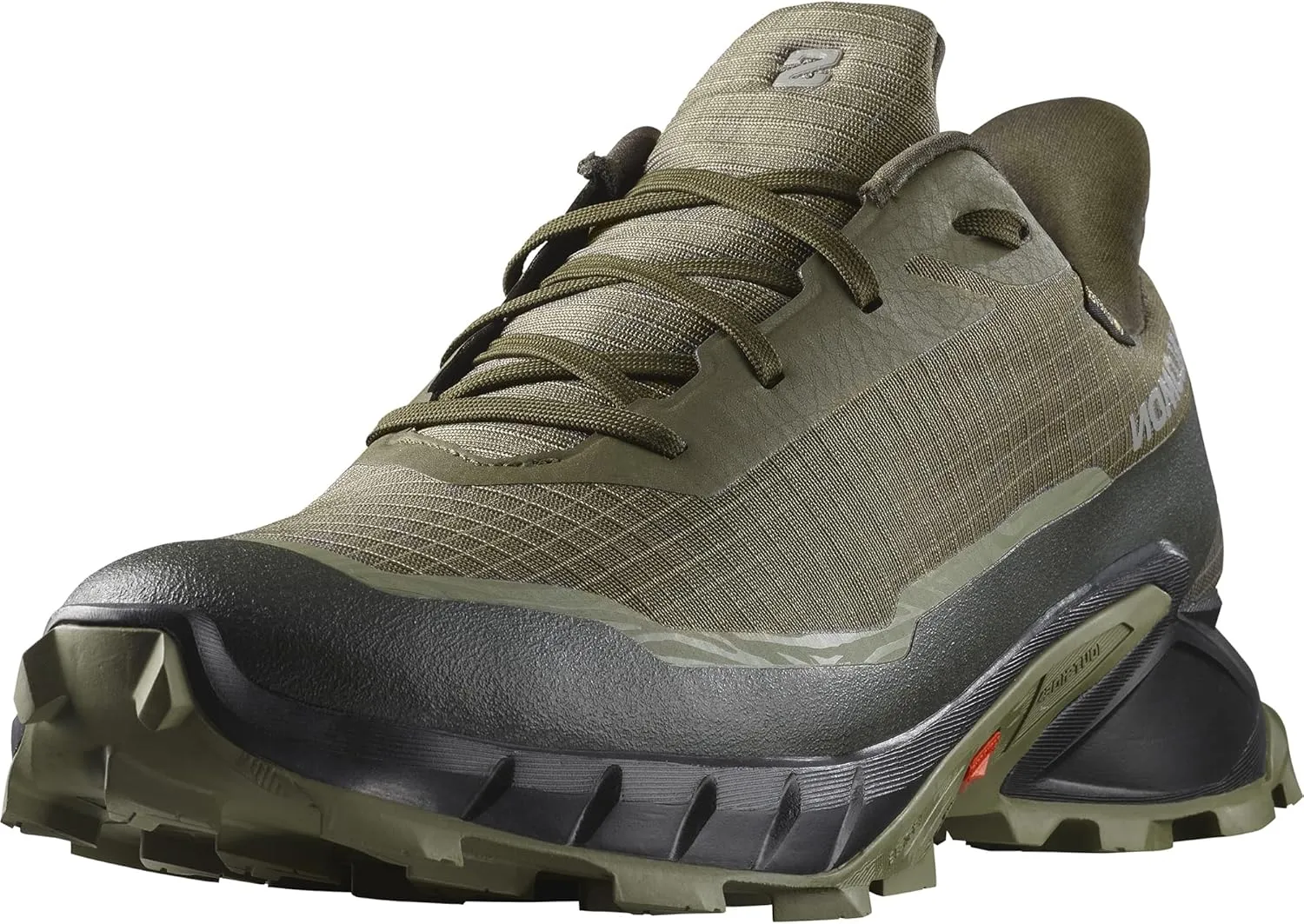 Salomon Men??s Alphacross 5 Gore-Tex, Waterproof Trail Running Shoes