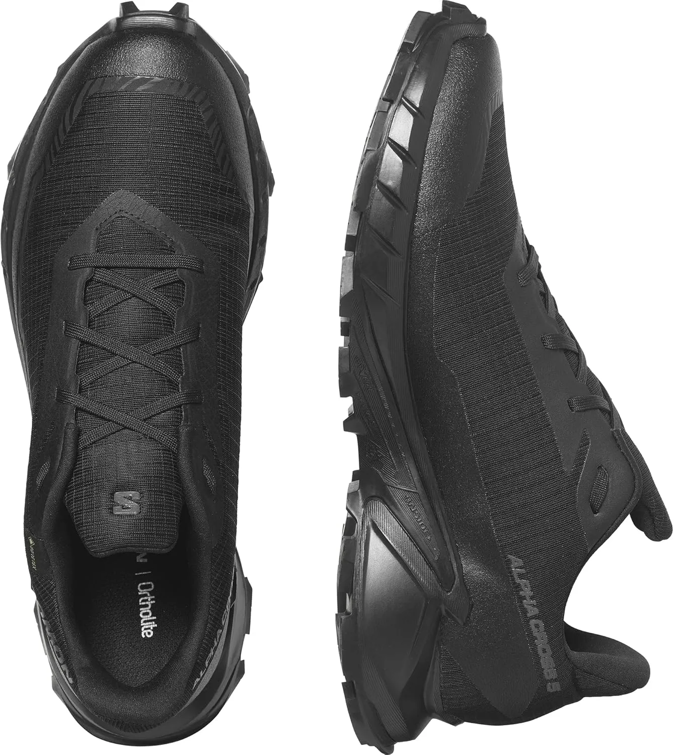 Salomon Men??s Alphacross 5 Gore-Tex, Waterproof Trail Running Shoes