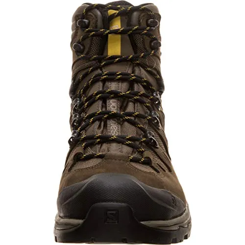 Salomon Men's Quest 4D 3 GTX Backpacking Boots, Wren/Bungee Cord/Green Sulphur, 11.5