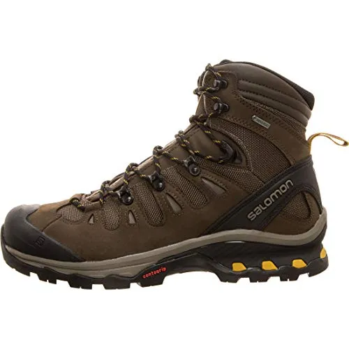 Salomon Men's Quest 4D 3 GTX Backpacking Boots, Wren/Bungee Cord/Green Sulphur, 11.5
