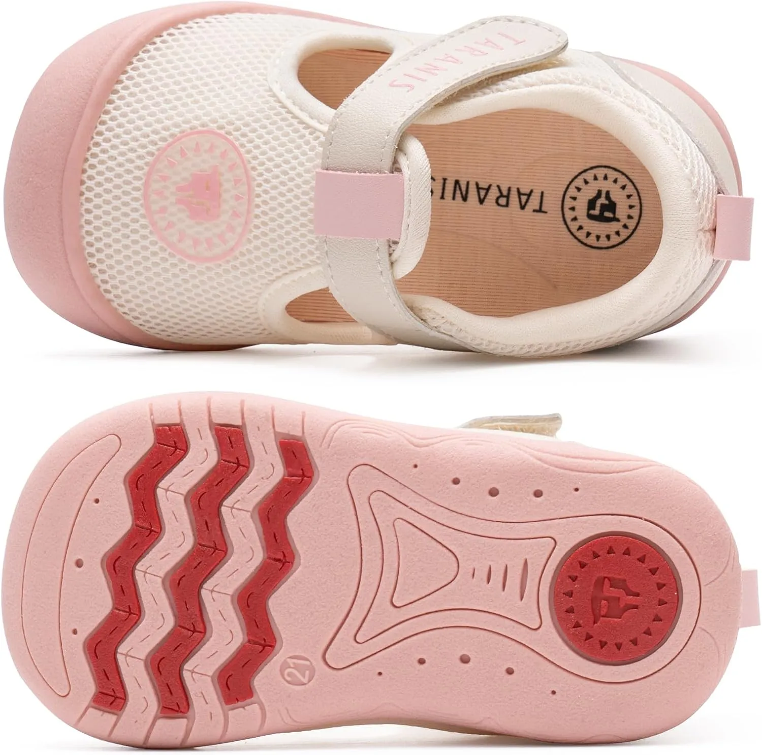 Toddler Shoes Boys Girls Non-Slip Infant Breathable Sneaker Rubber Sole Baby Crib First Walker Shoes