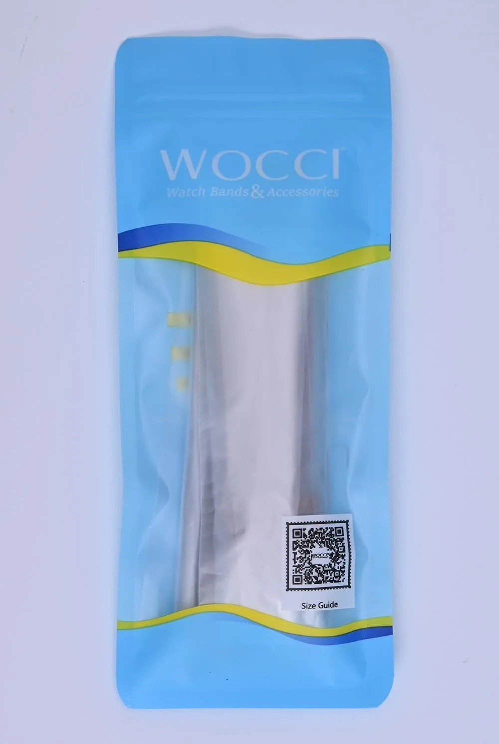 WOCCI 20mm Adjustable Nylon Watch Band, Quick Release Sport Loop Strap (Black)
