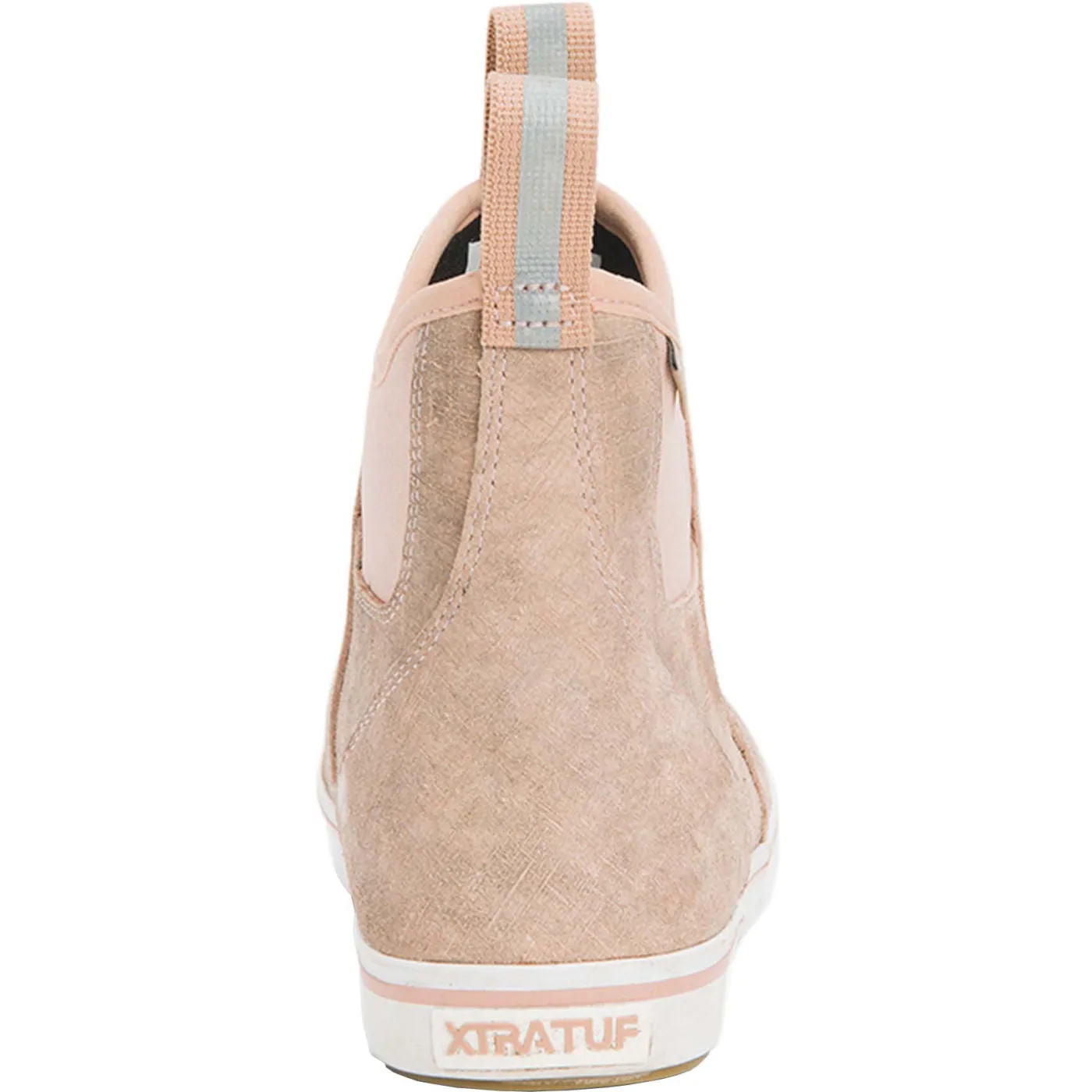 XTRATUF Ladies Waterproof Pink Cream Deck Boots XWAL400